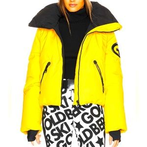 Goldbergh Porter Puffer Jacket in Sunshine